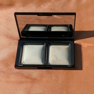 Invisible light setting powders